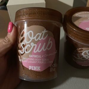 Victoria secret oat scrubs brand new unopened.